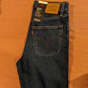 Levi's Ribcage straight ankle jeans dark wash